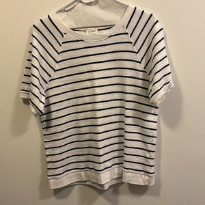 J Crew short sleeve sweatshirt size small